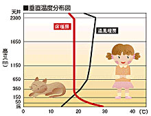 垂直温度分布図